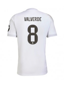 Billige Real Madrid Federico Valverde #8 Hjemmedrakt 2025-26 Kortermet